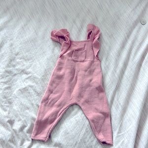 Zara knit romper, 3-6 months